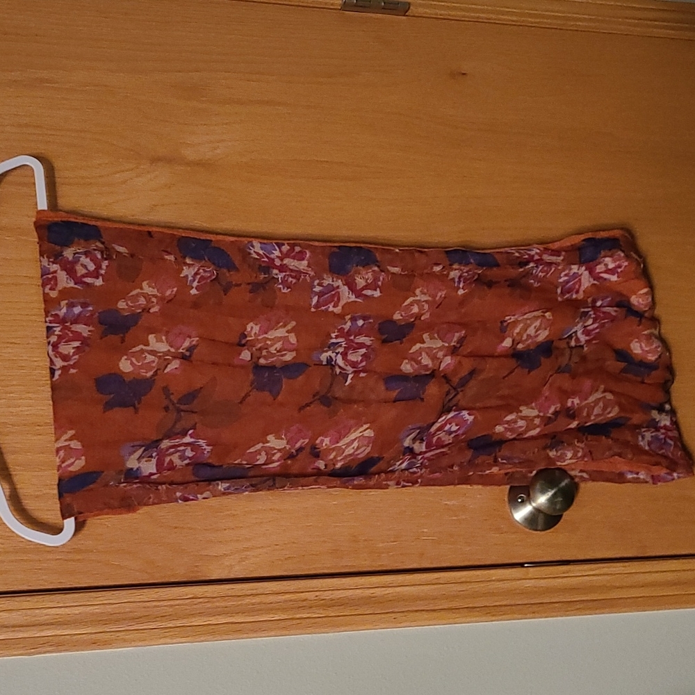 Burnt orange Infinity scarf